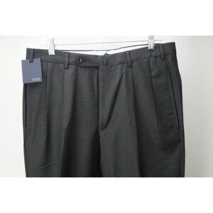 Incotex Gray S100s Wool Dress Pants Trousers 50 EU Brand NEW